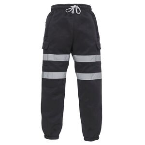 Yoko Unisex Adult Hi-Vis Sweatpants / Black